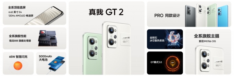 Анонсированы смартфоны Realme GT 2 и Realme GT 2 Pro: «спинка» из биополимера, напоминающего по ощущениям бумагу, 50-Мп камера с OIS и цена от 5